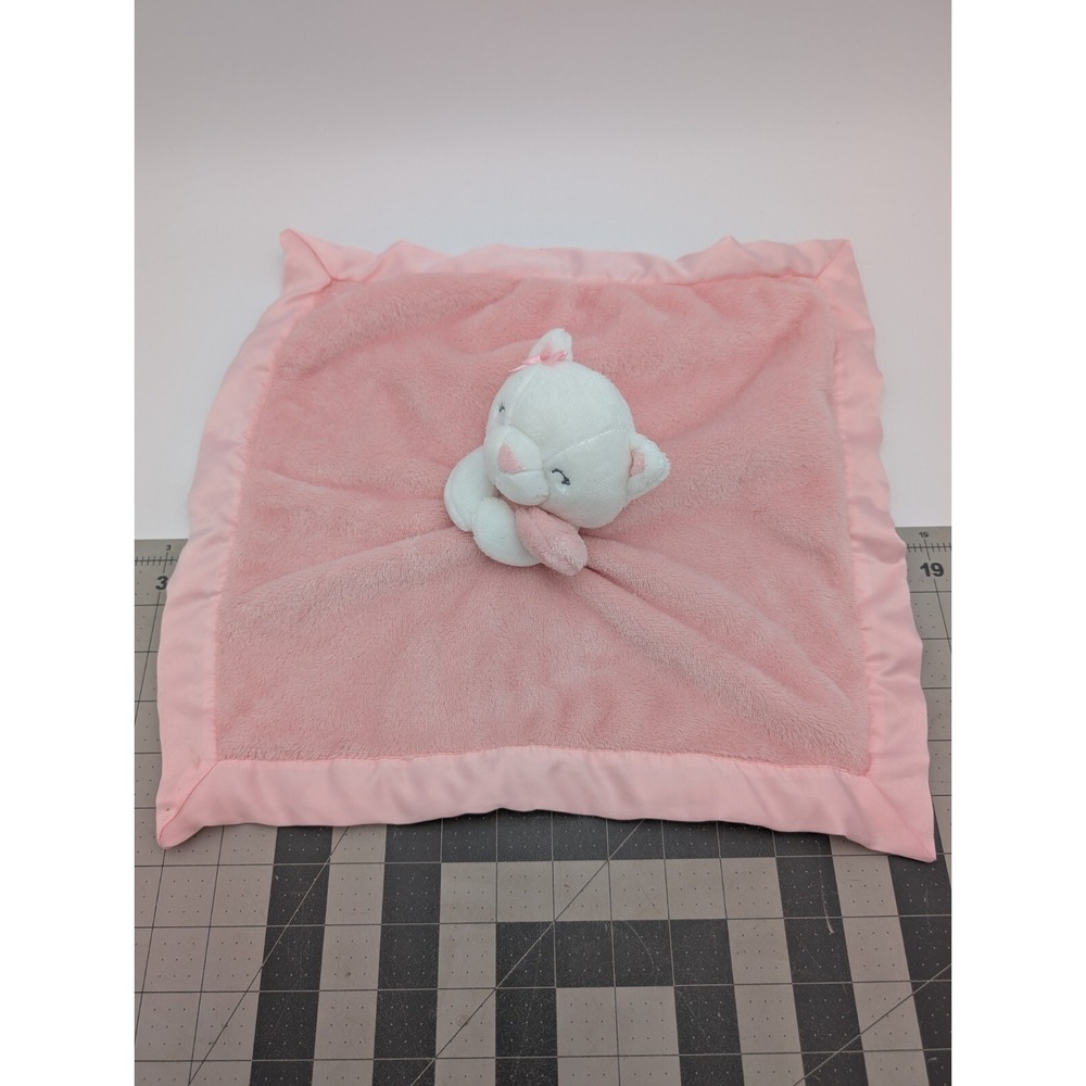 Carters White Cat‎ Kitten Lovey Pink Security Blanket 2018 Stuffed Animal Toy